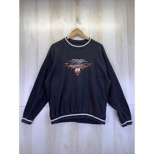 Vintage Chase Authentics Tony Stewart #20 The Home Depot Mens Sweatshirt Size L